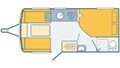 Swift Coastline 4 Berth Small Family Caravan