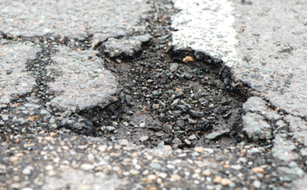 Pothole problems and associated compensation claims 