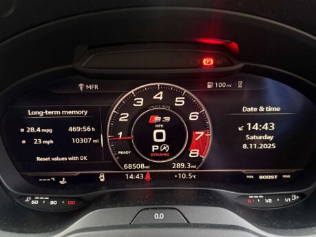 Audi A3 2.0 S3 Sportback TFSI Black Edition Quattro Semi-Auto 4WD 5dr 17