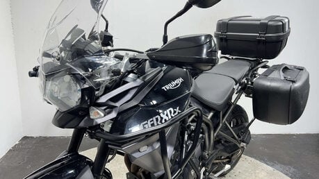 Triumph Tiger XRx Adventure bike 2015 16k full luggage 800cc tourer 10
