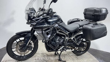 Triumph Tiger XRx Adventure bike 2015 16k full luggage 800cc tourer 5