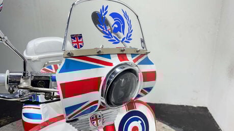 Ajs MODENA 2025 51 MILES CUSTOM SCOOTER 125CC EYE CATCHING BIKE 15