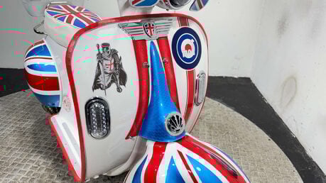 Ajs MODENA 2025 51 MILES CUSTOM SCOOTER 125CC EYE CATCHING BIKE 19