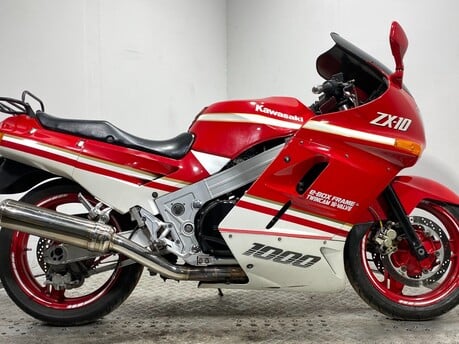 Kawasaki ZX 10 ZX1000 B2 1989 LONG MOT RUNNING CLASSIC SUPER SPORT 1000CC