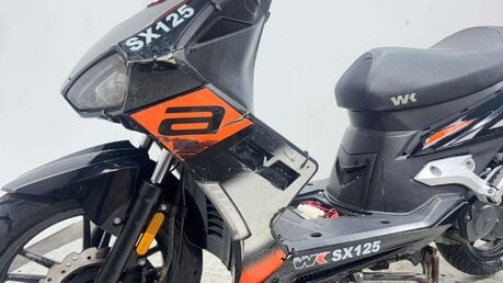 WK Bikes SX 2021 ONLY 8K RUNNING PROJECT SCOOTER 125CC 7