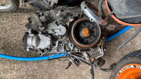 Suzuki GS 1991 PARTS BIKE 20K ROLLING CHASSIS CLASSIC 5