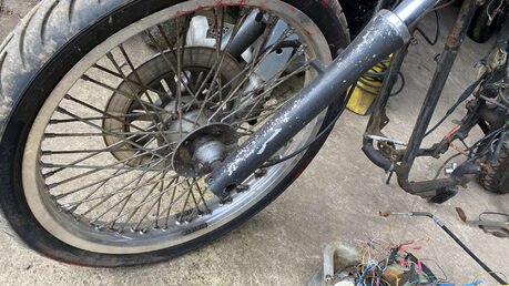 Suzuki GS 1991 PARTS BIKE 20K ROLLING CHASSIS CLASSIC 12