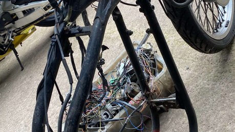 Suzuki GS 1991 PARTS BIKE 20K ROLLING CHASSIS CLASSIC 20