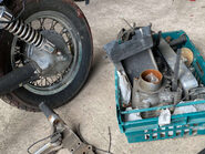 Suzuki GS 1991 PARTS BIKE 20K ROLLING CHASSIS CLASSIC 13