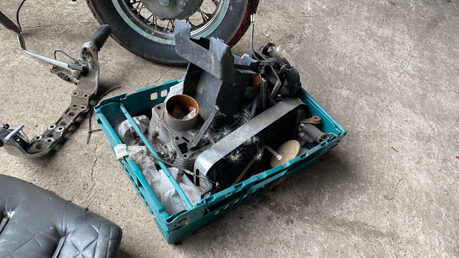 Suzuki GS 1991 PARTS BIKE 20K ROLLING CHASSIS CLASSIC 2