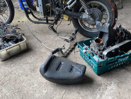 Suzuki GS 1991 PARTS BIKE 20K ROLLING CHASSIS CLASSIC 22