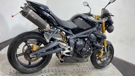 Triumph Street Triple 2009 51K GREAT RUNNING TRADE SALE LONG MOT SPORTS EXHAUST 2