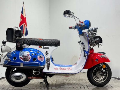 Ajs MODENA 2015 2K CUSTOM PAINT SCOOTER 50CC RUNNING PROJECT