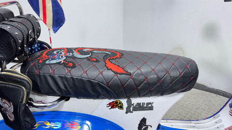 Ajs MODENA 2015 2K CUSTOM PAINT SCOOTER 50CC RUNNING PROJECT 7