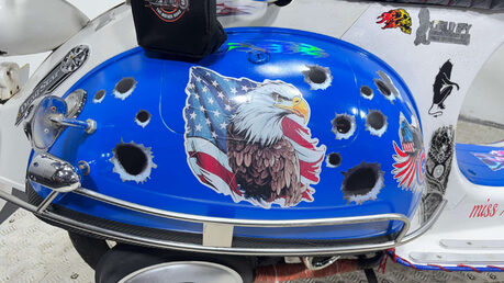 Ajs MODENA 2015 2K CUSTOM PAINT SCOOTER 50CC RUNNING PROJECT 27