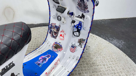 Ajs MODENA 2015 2K CUSTOM PAINT SCOOTER 50CC RUNNING PROJECT 25