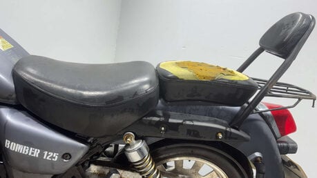 Motorini Bomber 2017 7K 1 OWNER CRUISER BIKE SPARES OR REPAIR 125CC PROJECT 24
