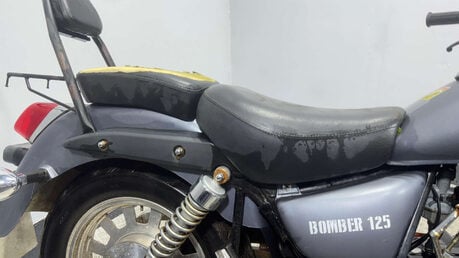 Motorini Bomber 2017 7K 1 OWNER CRUISER BIKE SPARES OR REPAIR 125CC PROJECT 17