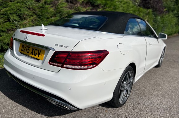 Mercedes-Benz E Class E220 BLUETEC AMG LINE AUTO CONVERTIBLE 8