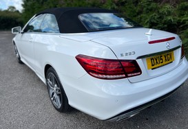 Mercedes-Benz E Class E220 BLUETEC AMG LINE AUTO CONVERTIBLE 13