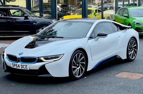 BMW I8 BMW i8 1.5 7.1kWh Auto 4WD Euro 6 Petrol Hybrid 2