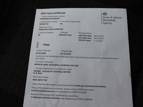 Mercedes-Benz Sprinter 2.1 313 CDi RWD L2 4dr 7