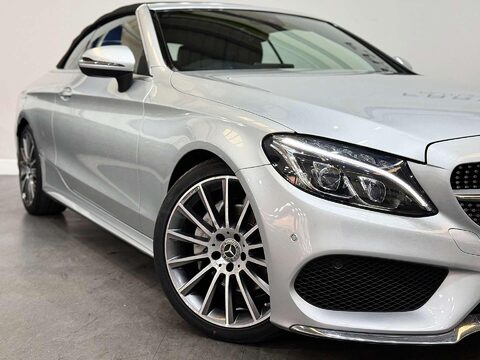 Mercedes-Benz C Class 2.1 C220d AMG Line (Premium Plus) Cabriolet 2dr Diesel G-Tronic+ Euro 6 (s/ 10
