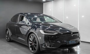 Tesla Model X P100D, Full Self Driving White Interior with Carbon Decor 7 Seat CCS MCU2 5