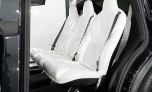Tesla Model X P100D, Full Self Driving White Interior with Carbon Decor 7 Seat CCS MCU2 8