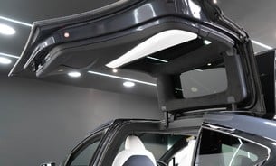 Tesla Model X Long Range Full Self Driving Tow Bar White Interior Sub Zero Hi Fidelity  10