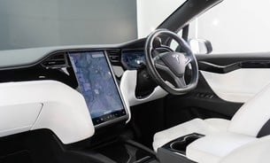 Tesla Model X Long Range Full Self Driving Tow Bar White Interior Sub Zero Hi Fidelity  2