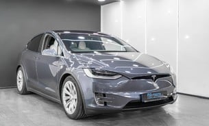 Tesla Model X Long Range Full Self Driving Tow Bar White Interior Sub Zero Hi Fidelity  5