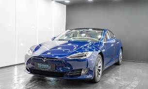 Tesla Model S 75, MCU2 Upgrade CCS Upgrade Vented Cooled Front Seats Panoramic Sunroof  3