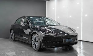 Tesla Model 3 Long Range Highland Solid Black Adaptive Matrix LEDs Ambient Lighting 5