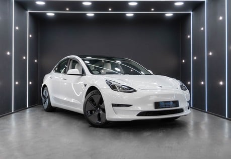 Tesla Model 3 Long Range White Interior Pano Roof Heat Pump Heated Steering Wheel & Seats