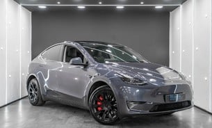 Tesla Model Y Long Range 20" Induction Alloys Pano Roof Black Interior Parking Sensors 1