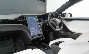 Tesla Model S P100D, Enhanced Autopilot, White Interior, 21" Arachnid Forged Alloy Wheels 2