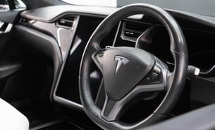 Tesla Model S P100D, Enhanced Autopilot, White Interior, 21" Arachnid Forged Alloy Wheels 12