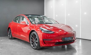 Tesla Model 3 Performance, Multi Coat Red, White interior, Panoramic Roof,  Track Mode 5