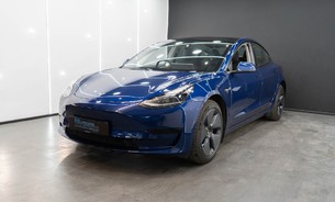 Tesla Model 3 Standard Range Plus Deep Blue Metallic LFP Battery Pano Roof Black Interior 5