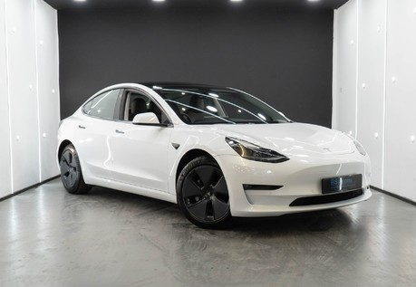 Tesla Model 3 Long Range Heat Pump Heated Steering Wheel Pano Roof Black Interior VAT Q