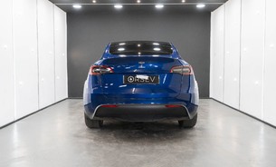 Tesla Model Y Standard Range Plus, One Owner, Panoramic Roof, Heat Pump, Metallic Blue 17