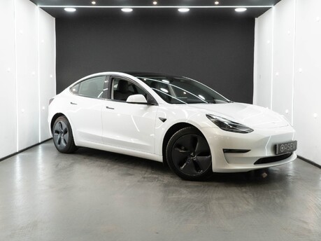 Tesla Model 3 Long Range Heat Pump Heated Steering Wheel Pano Roof Black Interior VAT Q