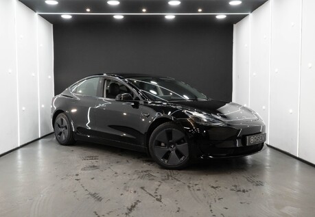 Tesla Model 3 Standard Range Plus One Owner Solid Black Pano Roof LFP Battery Heat Pump 