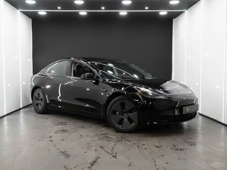 Tesla Model 3 Standard Range Plus One Owner Solid Black Pano Roof LFP Battery Heat Pump 