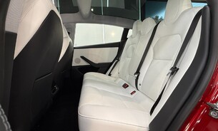 Tesla Model 3 RWD Ultra Red, White Interior, Ambient Lighting, Pano Roof,  9