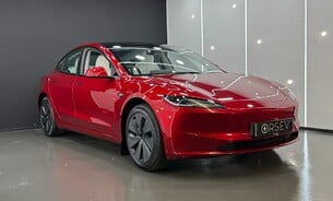 Tesla Model 3 RWD Ultra Red, White Interior, Ambient Lighting, Pano Roof,  3