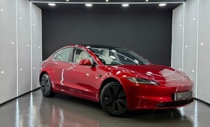 Tesla Model 3 RWD Ultra Red, White Interior, Ambient Lighting, Pano Roof,  1