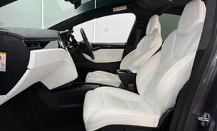 Tesla Model X Long Range 6 Seat White Interior Adaptive Air Susp Sub Zero High Fidelity 6