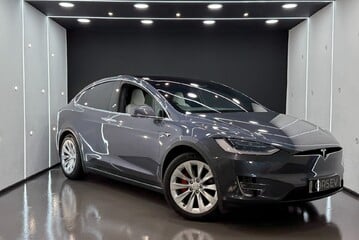 Tesla Model X Long Range 6 Seat White Interior Adaptive Air Susp Sub Zero High Fidelity